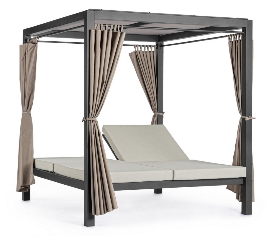 Daybed in alluminio antracite - dream