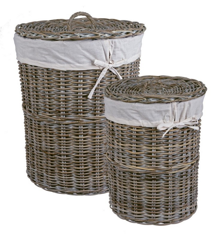 Laundry Basket Lined Set 2