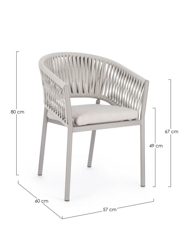 FLORENCIA MOON WG24 CHAIR W-ARMR W-CUSH