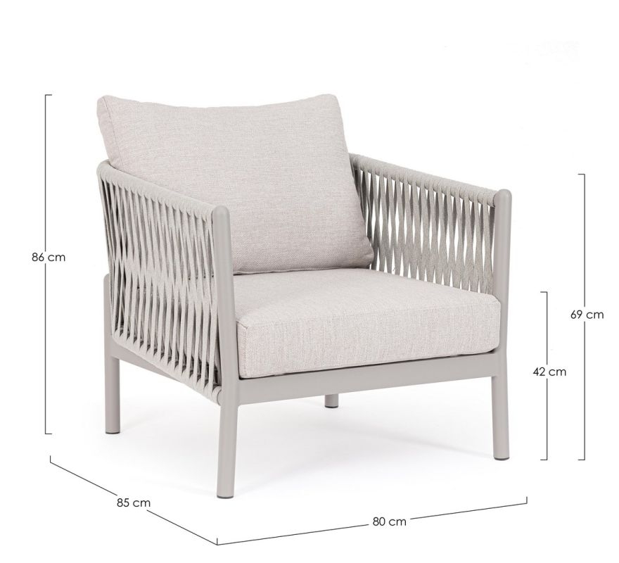 FLORENCIA MOON WG24 ARMCHAIR W-CUSH