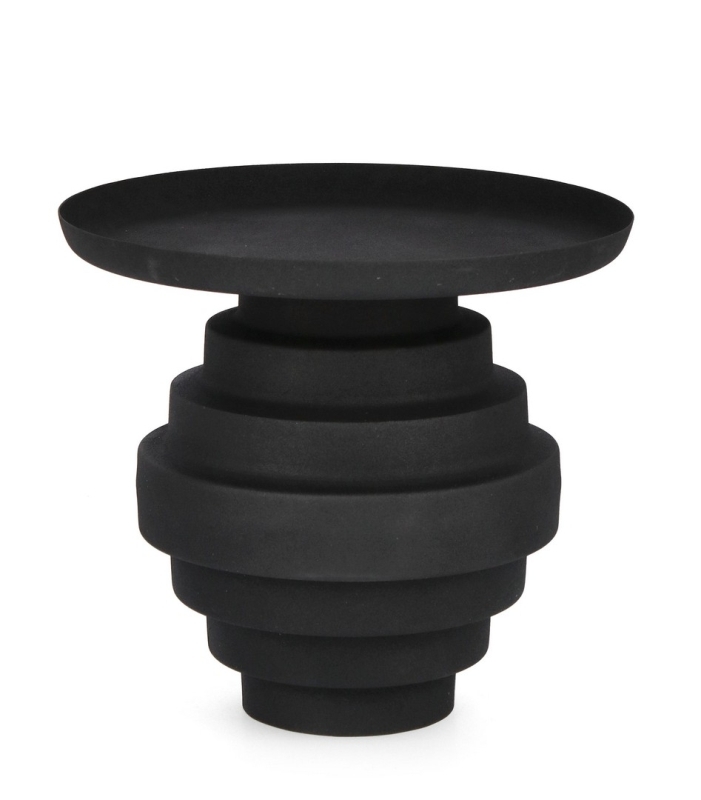 AMBA BLACK COFFEE TABLE D40 - ø40a - 35h | BIZZOTTO EN