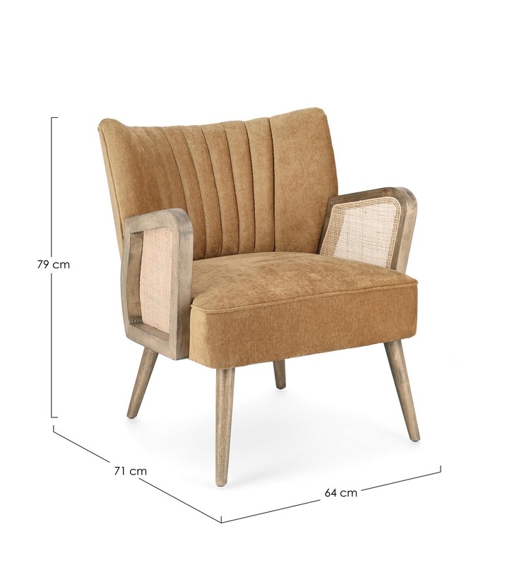 VIRNA MUSTARD ARMCHAIR 64a 71b 79h 44h1 61h2 BIZZOTTO EN