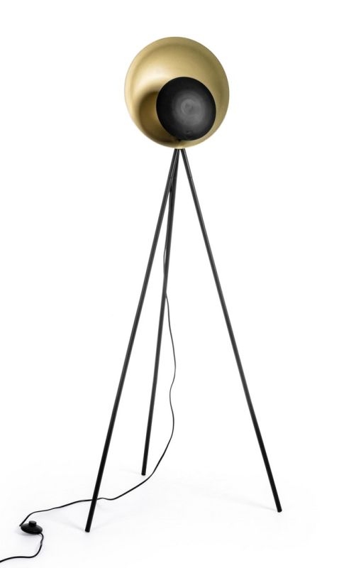 Nero gold tripod floor lamp outlet