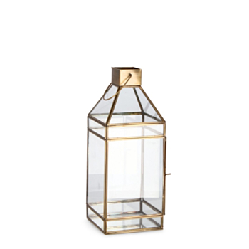 SIWAN TRANS BRASS LANTERN 1H H42