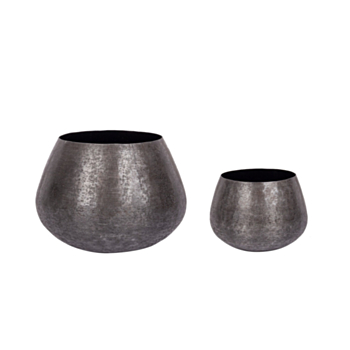 SET2 P.VASE VARANASI ROND NOIR