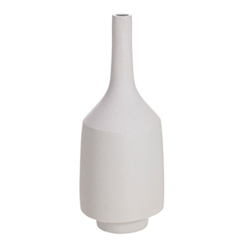 KOTHON WHITE DECORATIVE BOTTLE S H29,5