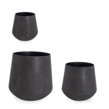 SET3 KENAR RO BLACK VASE HOLDER