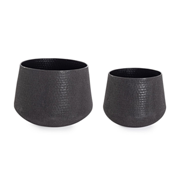 SET2 P.VASE KENAR RO NOIR BAS