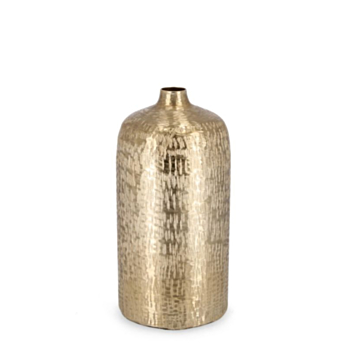 LATHE GOLD DECORATIVE BOTTLE H38