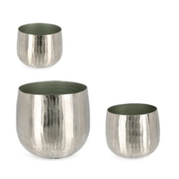 3ER SET ÜBERTOPF CHISEL RU SILBER
