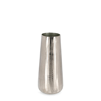 P.VASE CHISEL ÉVASÉ ARGENT H34