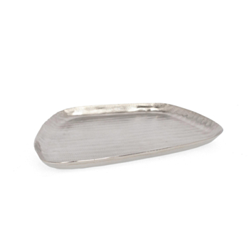 CHISEL SILVER DECORATIVE TRAY 30X28