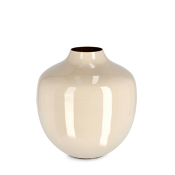 VASE VELMA BEIGE H28