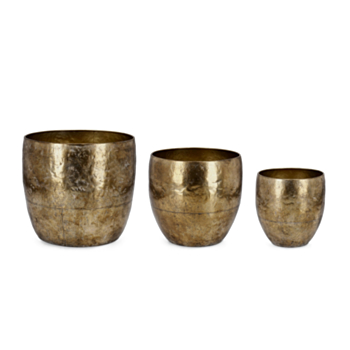 BIMALA GOLD VASE HOLDER H30,5