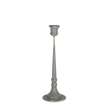 BOUGEOIR 1P NEMESI GRIS H34