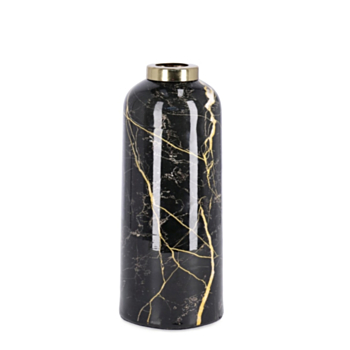 MARSHA BLACK DECORATIVE BOTTLE H20