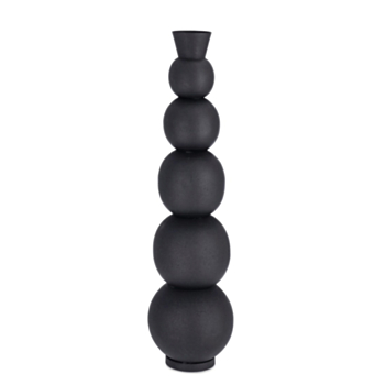 RIDHI BLACK DECOR BOTTLE H76