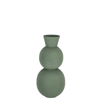 RIDHI GREEN DECOR BOTTLE H32,5