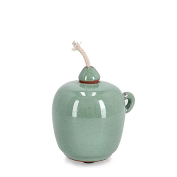 VASO CON STOPPINO ESMA VERDE H11,5