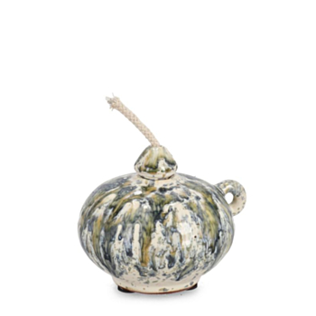 VASO CON STOPPINO ESMA MELAN VERD BLU H9