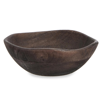 DUDHI D.BROWN DECORATIVE BOWL D20