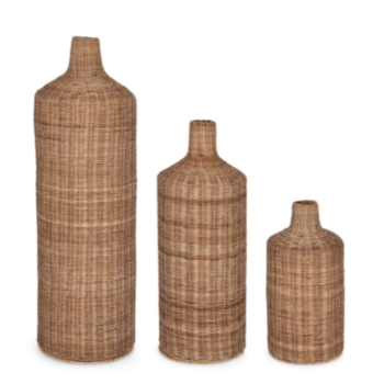 SET3 BOTELLA DECOR KADIN RED NATURAL