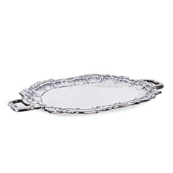PLATEAU DEC HIKARI ANTIQ WHITE 33X20,5