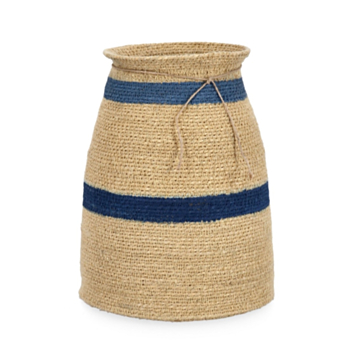 P.VASO DECORATIVO NINH NATURALE BLU H25