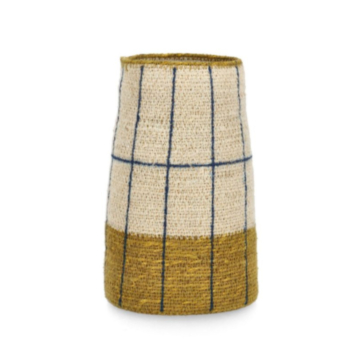 MACETERO DECOR GIANG NATUR MOSTAZA D11