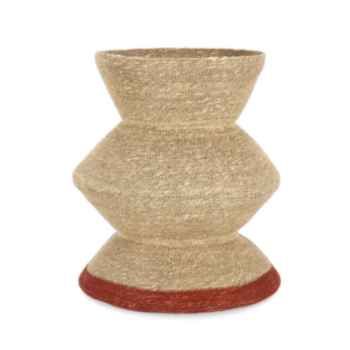 P.VASE DECOR.LANH NAT RUSTY H43