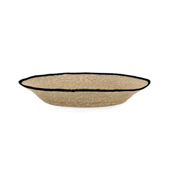 LANH NATURAL BLACK DECOR.BOWL D51