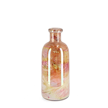 BOUTEILLE DÉCOR MARALA VERRE ORANGE H31