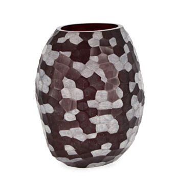 VASE SAMPUR GL BORDEAUX H26,5