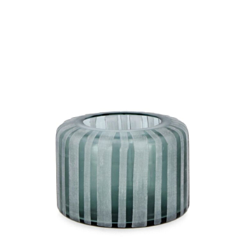 ARUNI BLUE GREY GL VASE H21,5
