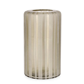 VASE ARUNI VERRE BEIGE H32
