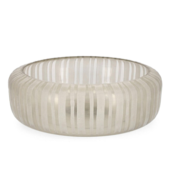 ARUNI BEIGE GL DECORTIVE BOWL D36