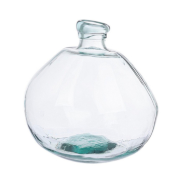 VASE VERRE LOOPY TRANSP H32