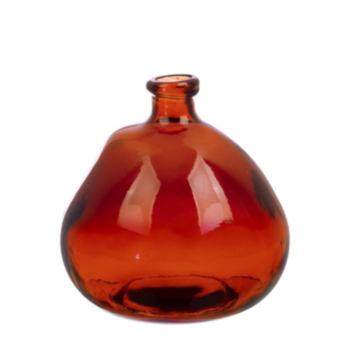 VASE LOOPY VERRE ROUGE H23