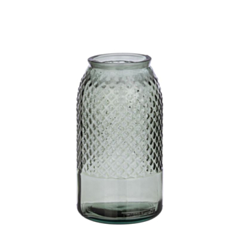 VASE AVRIL RO VERRE VERTE H28