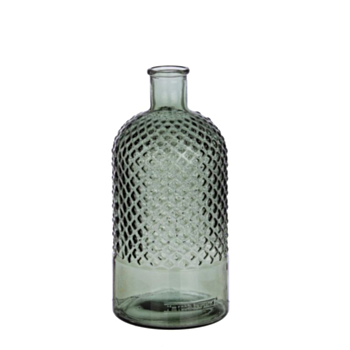 BOUTEILLE DÉCOR AVRIL RO VERRE H28