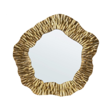 SAFI GOLD MIRROR W-FRAME 80X76