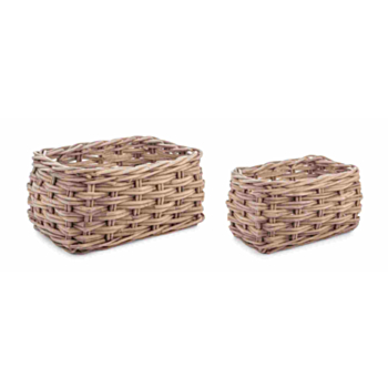 MALANG GREY BASKET SET2