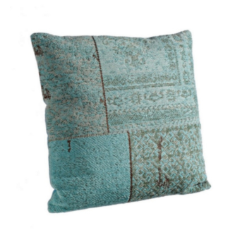 COUSSIN TWIST TURQUOISE 50X50