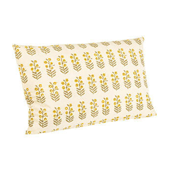 KISSEN REIMS ELFENBEIN M-BLUME 40X60