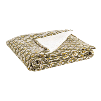 PLAID REIMS GRÜN C-BLATT 130X180