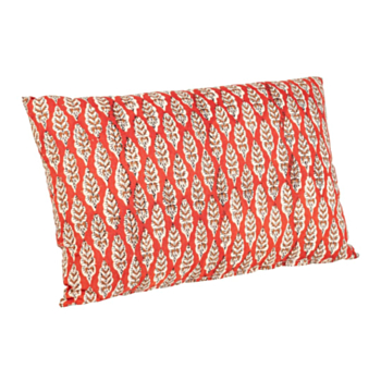 KISSEN LORIENT ROT M-BLATT 40X60