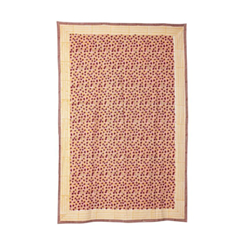 TOILE CLOTHILDE ROSE 140X220