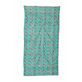 EMELIE GREEN BEACH TOWEL SME 90X180