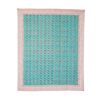 TOILE EMELIE TURQ. 220X260