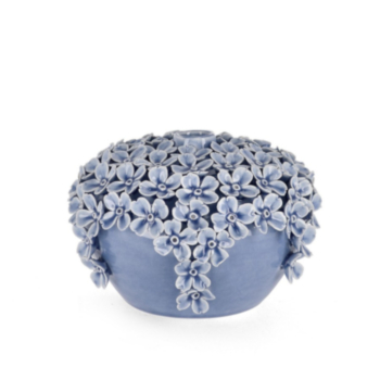 VASE DÉCORATIF TREASURE BOM. BLEU CL H13